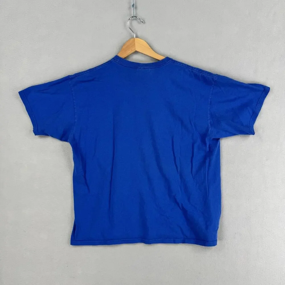 Kentucky Wildcats Shirt Mens Large Blue NCAA Basketball Nike Team Graphic Tee